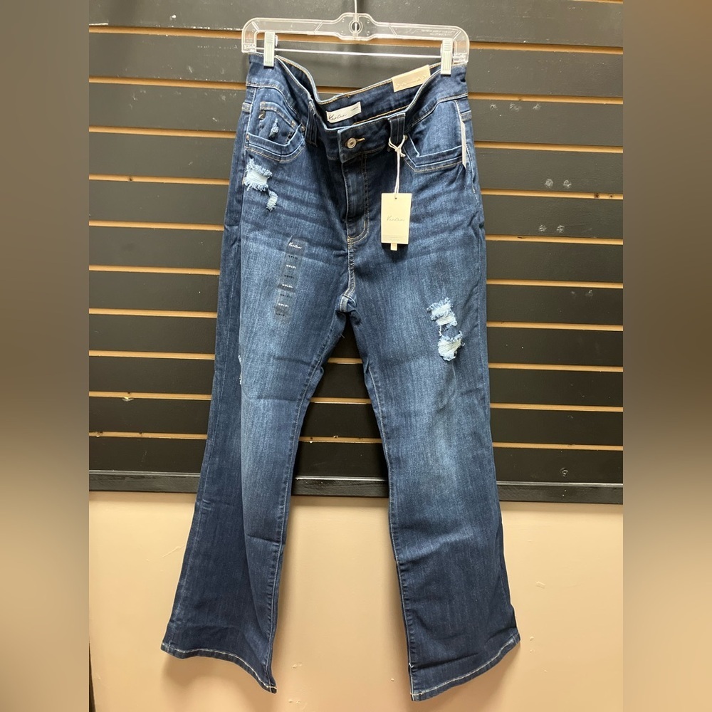 KanCan Blue Flare Wide Leg Jeans